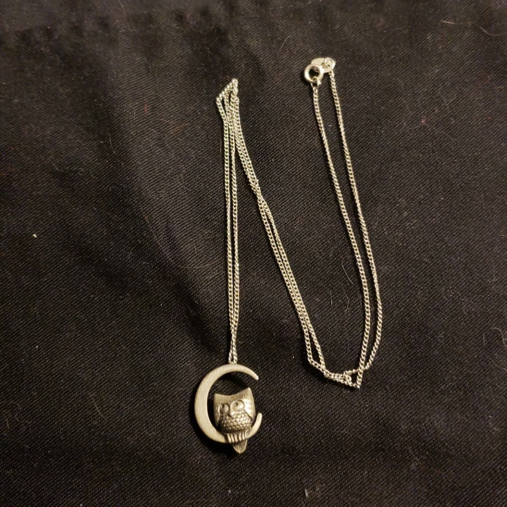 Pewter Owl Necklace